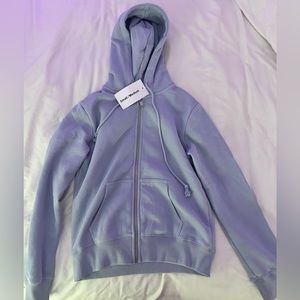 LIGHT BLUE BRANDY ZIP UP